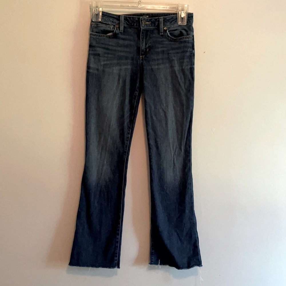 Joe’s denim jeans raw seam leg